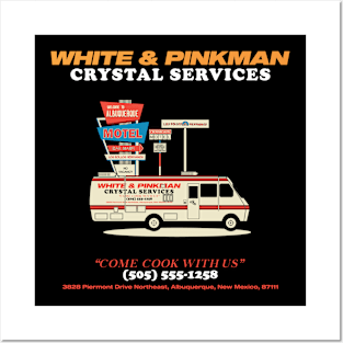 White and Pinkman Crystal Service Posters and Art